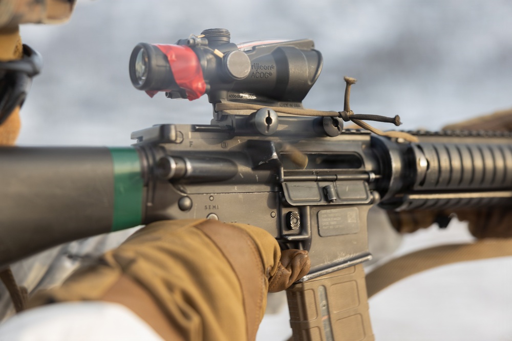 Headline: CORE26 | U.S. Marines and Sailors Execute Cold Weather Live-Fire Range for Arctic Exercise