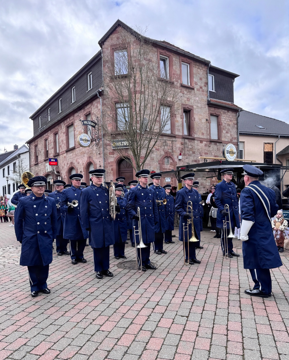 USAFE-AFAFRICA Band Performs in the 2026 Ramstein Fasching Parade