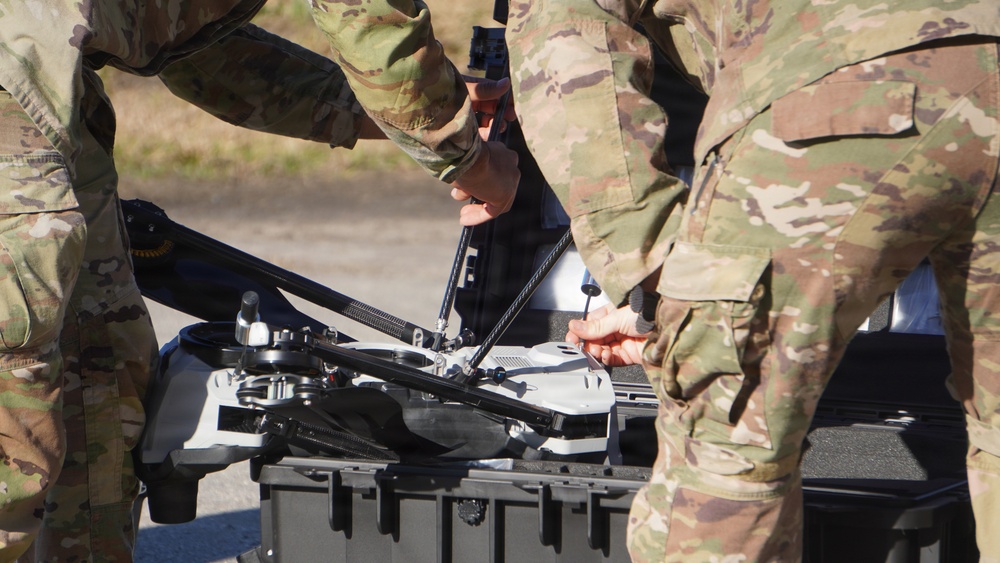 Task Force Knighthawks drone qualification course