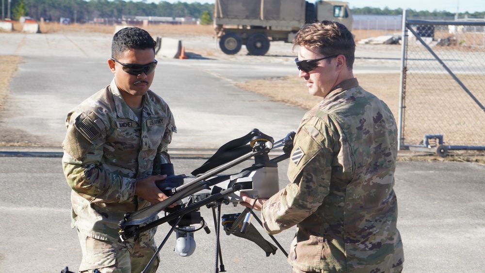 Task Force Knighthawks drone qualification course