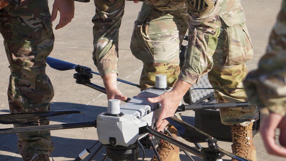 Task Force Knighthawks drone qualification course