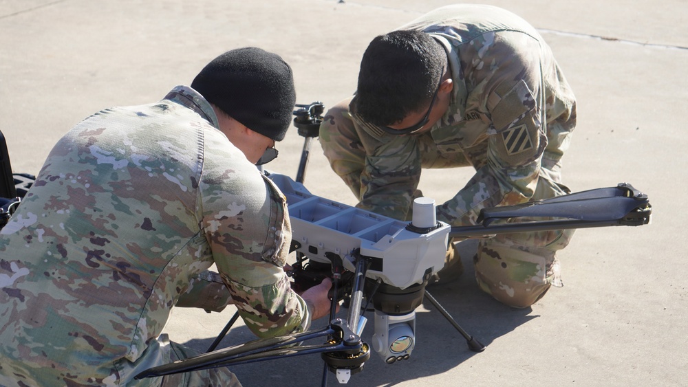 Task Force Knighthawks drone qualification course