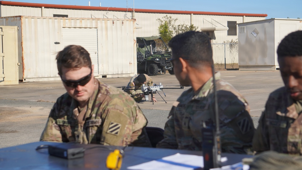 Task Force Knighthawks drone qualification course