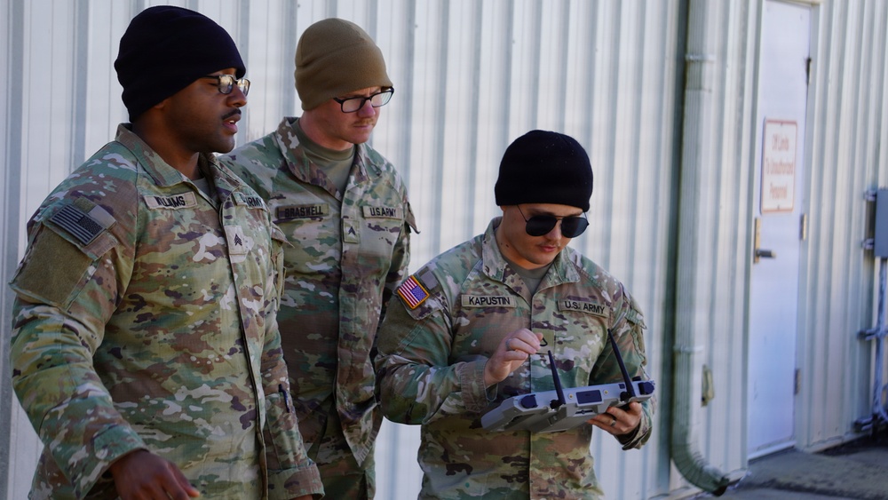 Task Force Knighthawks drone qualification course