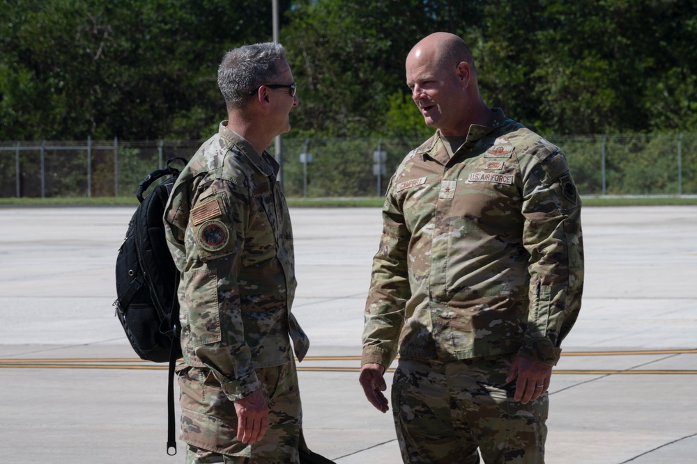 CNGB visits the 156th Wing