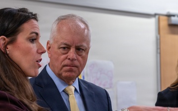 Under Secretary of War visits Ramstein, engages with Child Development Center leaders