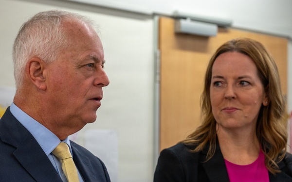 Under Secretary of War visits Ramstein, engages with Child Development Center leaders