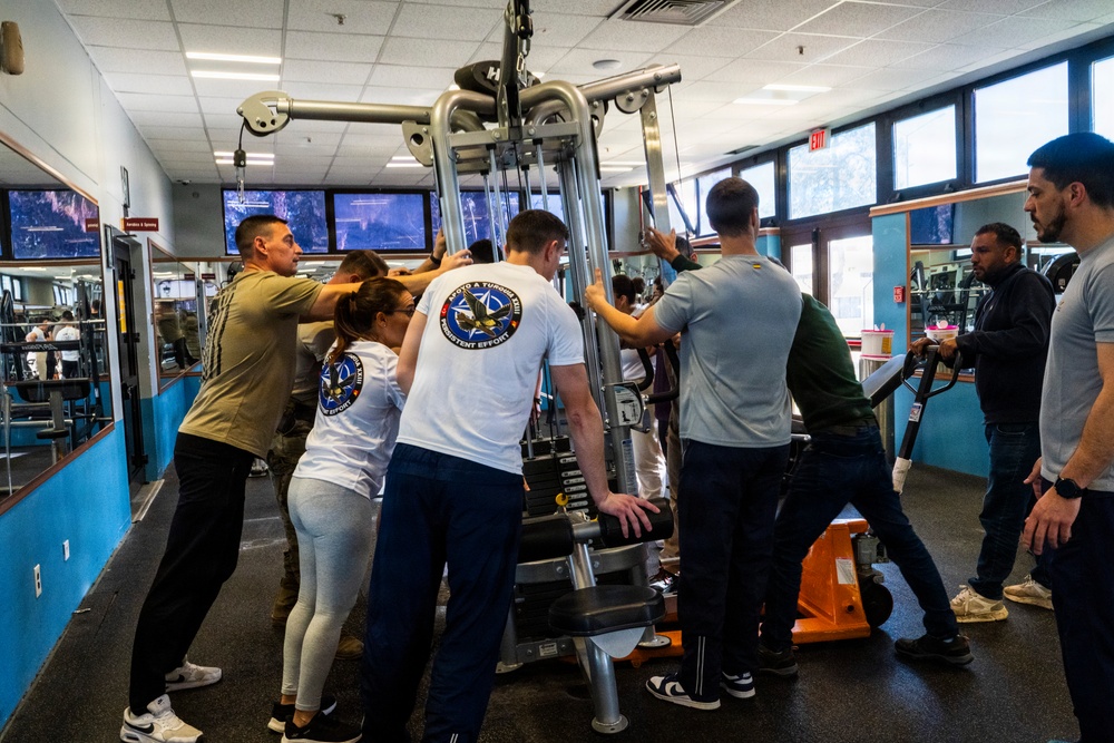Allied partners boost readiness with Titan Fitness Center revamp