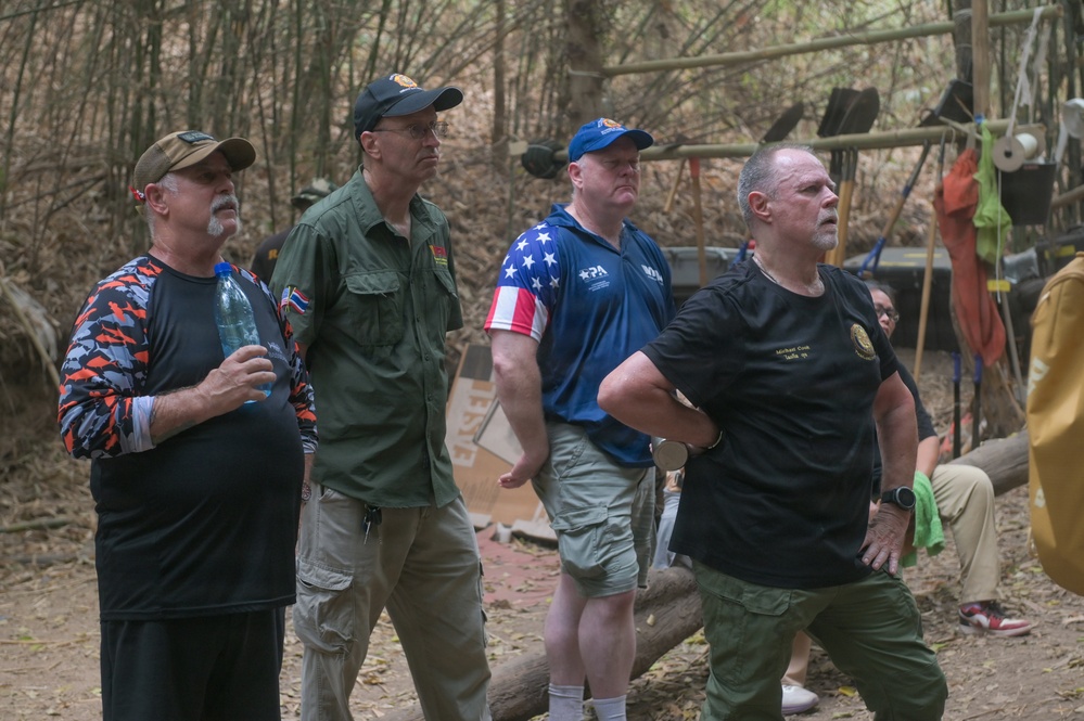 Members of Veterans of Foreign Wars and American Legion Posts Visit a DPAA Recovery Site