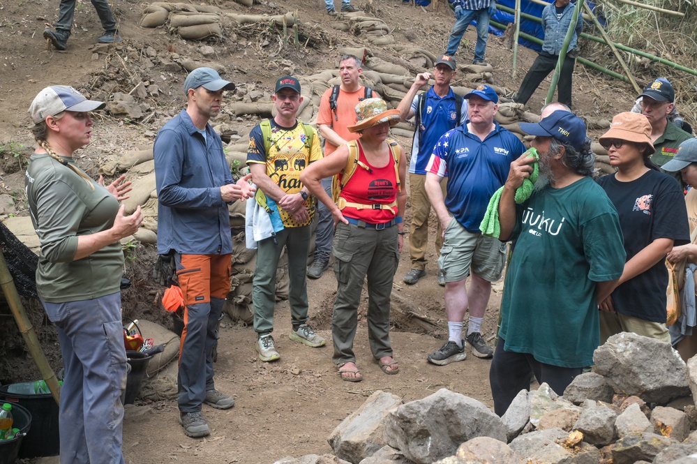 Members of Veterans of Foreign Wars and American Legion Posts Visit a DPAA Recovery Site