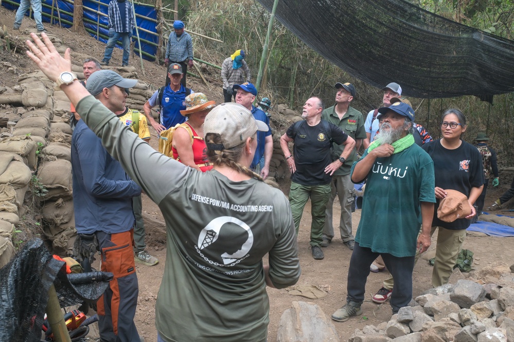 Members of Veterans of Foreign Wars and American Legion Posts Visit a DPAA Recovery Site