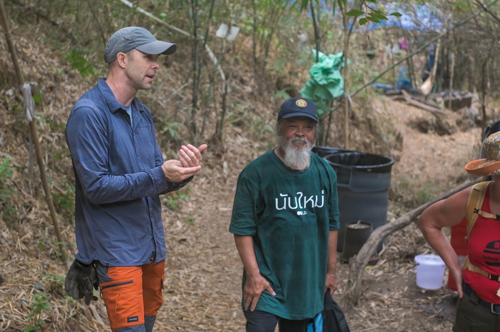 Members of Veterans of Foreign Wars and American Legion Posts Visit a DPAA Recovery Site