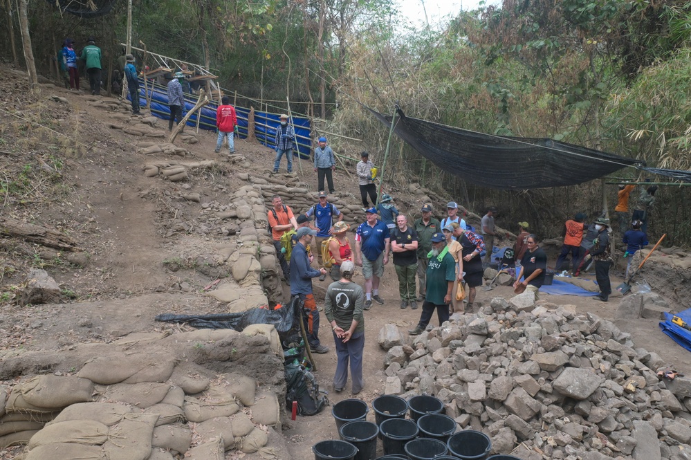 Members of Veterans of Foreign Wars and American Legion Posts Visit a DPAA Recovery Site