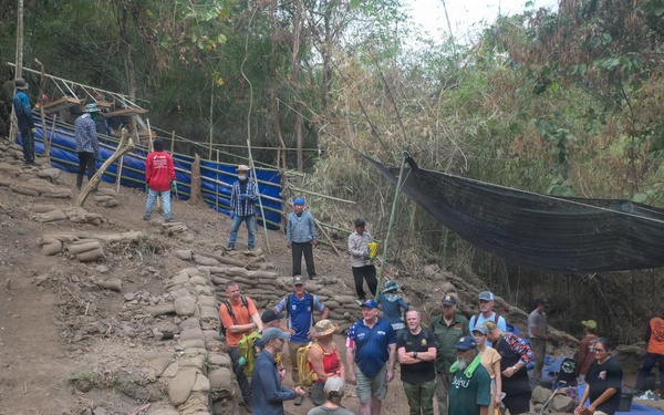 Members of Veterans of Foreign Wars and American Legion Posts Visit a DPAA Recovery Site