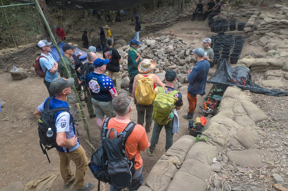 Members of Veterans of Foreign Wars and American Legion Posts Visit a DPAA Recovery Site