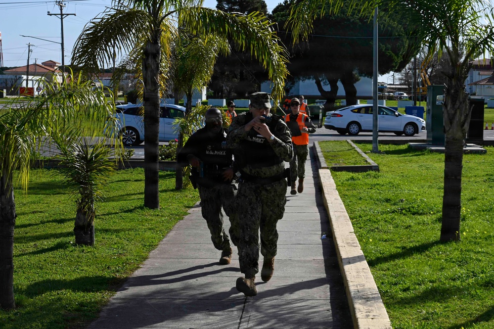 NAVSTA Rota Conducts an Active Shooter Drill