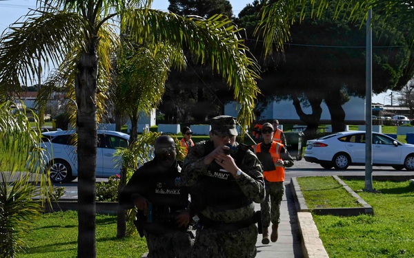 NAVSTA Rota Conducts an Active Shooter Drill