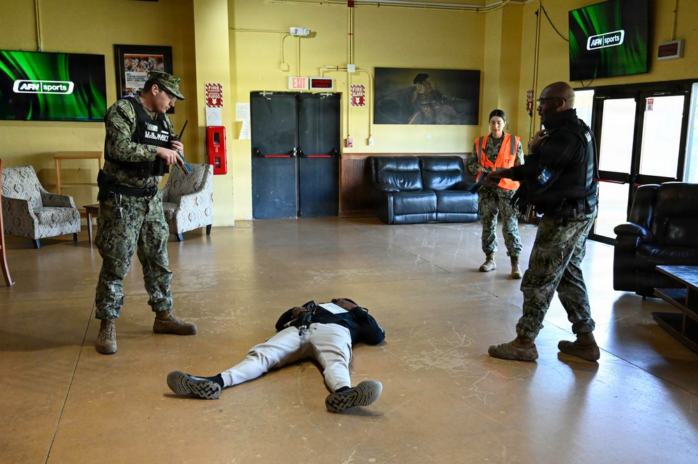 NAVSTA Rota Conducts an Active Shooter Drill