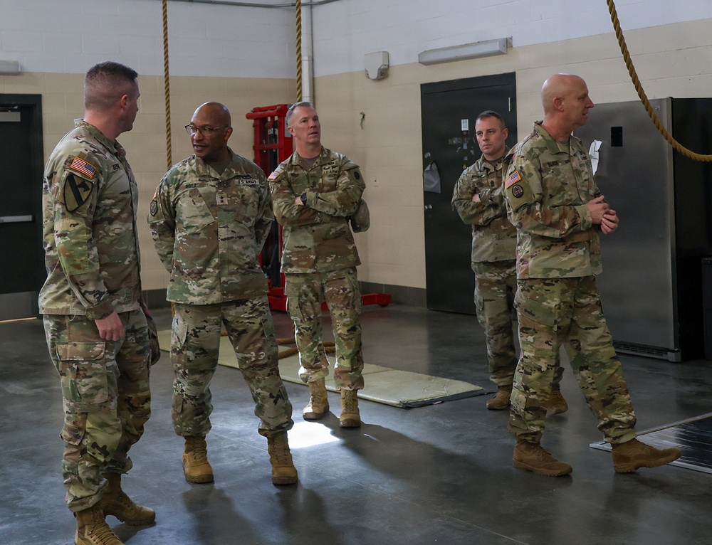Leaders Tour New Addition to Marion Readiness Center