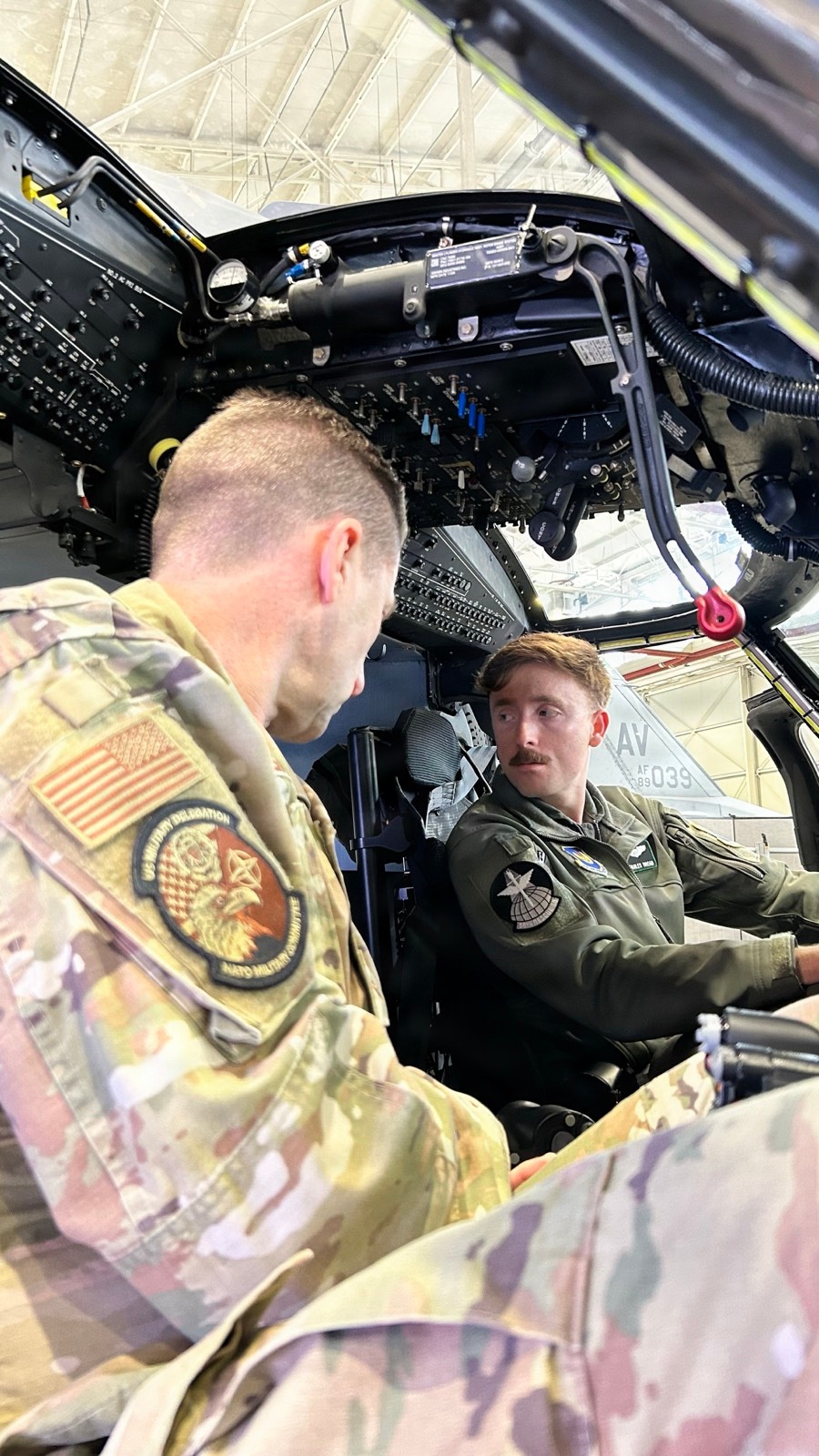 Brig. Gen. Ryan Garlow visits Aviano AB