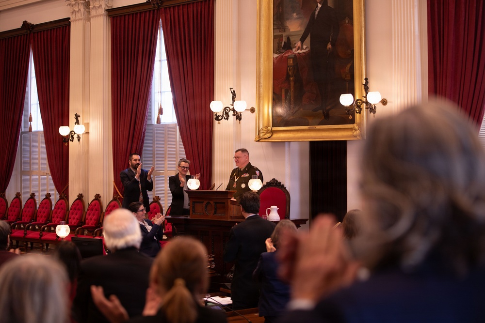 Maj. Gen. Knight delivers his final State of the Guard address
