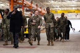 Future Marine Officers Get Inside Global Logistics Engine at Blount Island