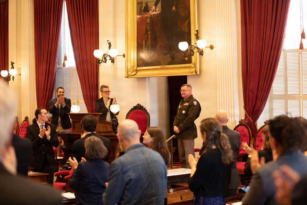 Maj. Gen. Knight delivers his final State of the Guard address