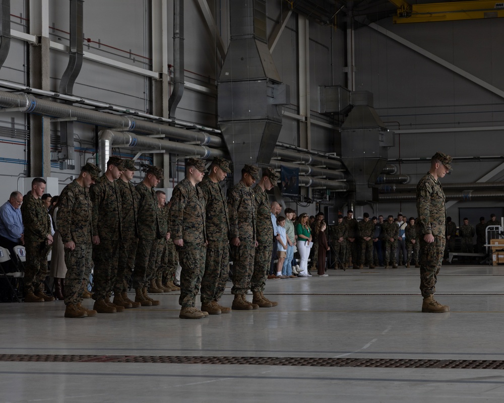 VMFA-251 Change of Command Ceremony