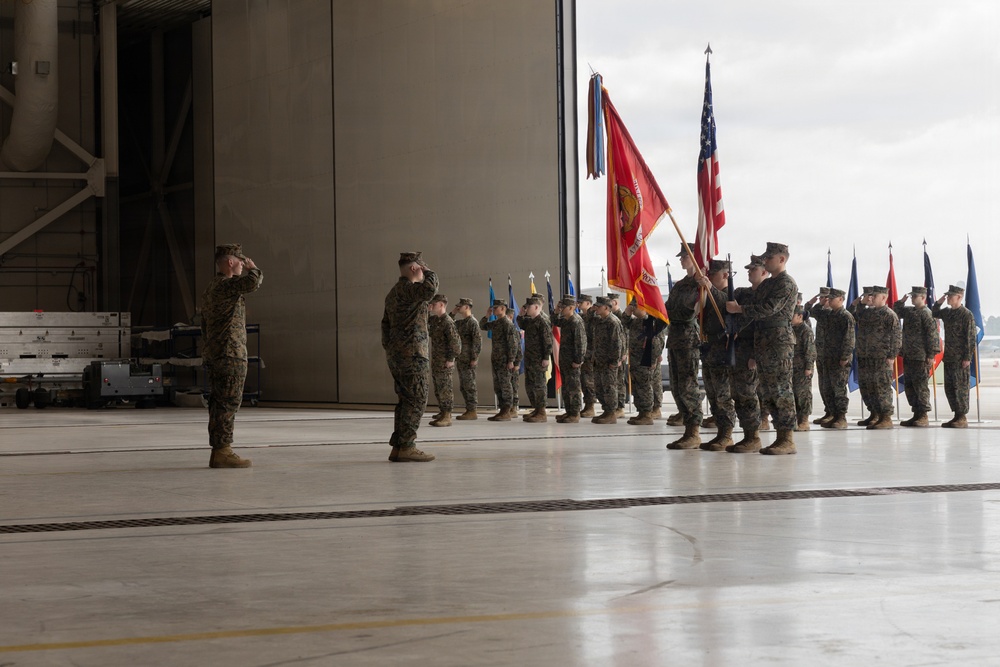 VMFA-251 Change of Command Ceremony