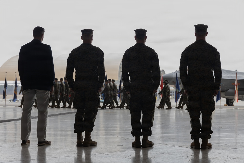 VMFA-251 Change of Command Ceremony