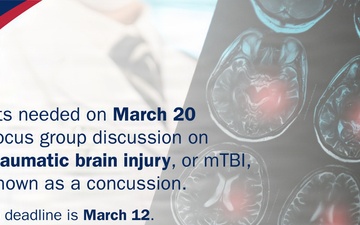 Provide feedback in joint patient focus groups: mild traumatic brain injury, or mTBI