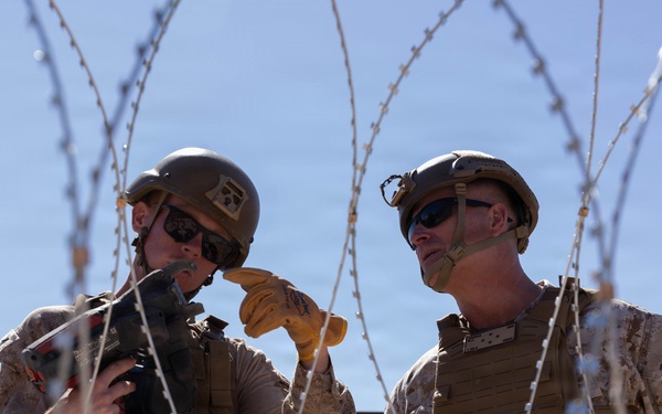 Assistant Commandant of the Marine Corps Gen. Bradford J. Gering visits JTF-SB Marines