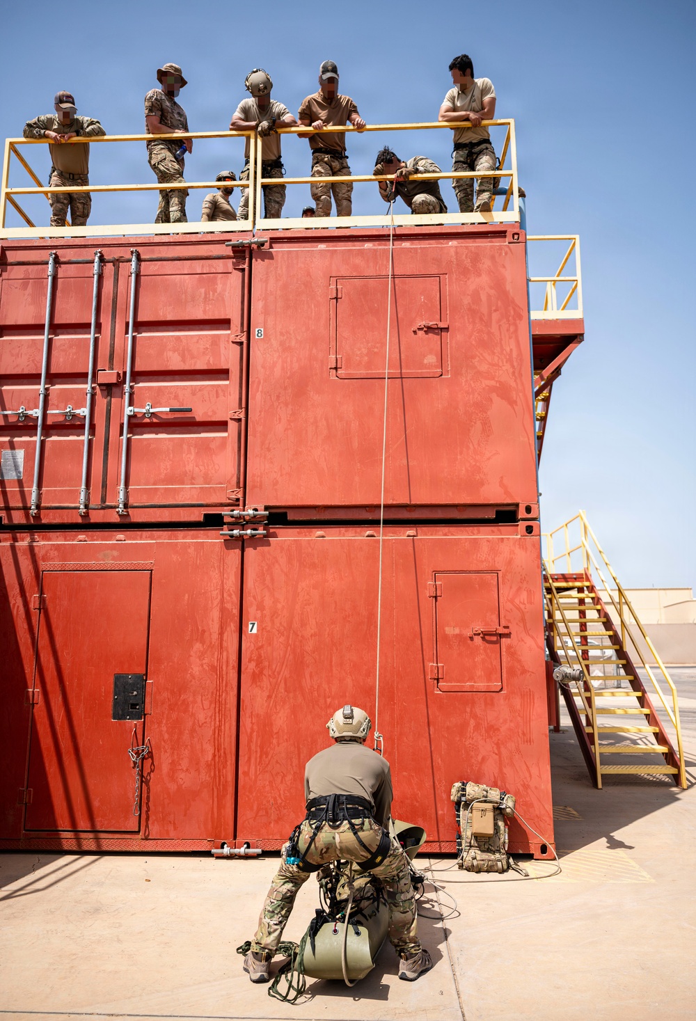 82nd ERQS conducts joint medical and rope rescue training with Spanish Special Naval Warfare Force