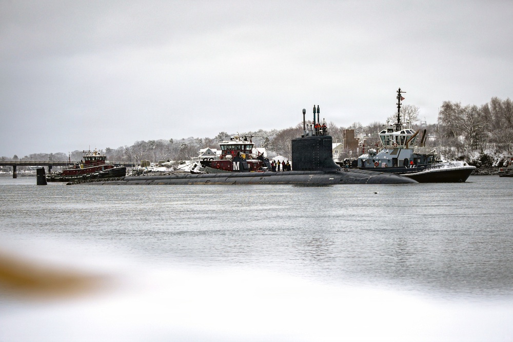 USS New Mexico Enters Shipyard for Warfighting Upgrade
