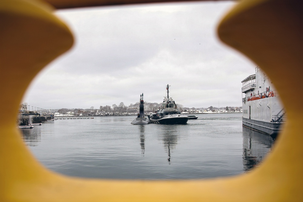 USS New Mexico Enters Shipyard for Warfighting Upgrade