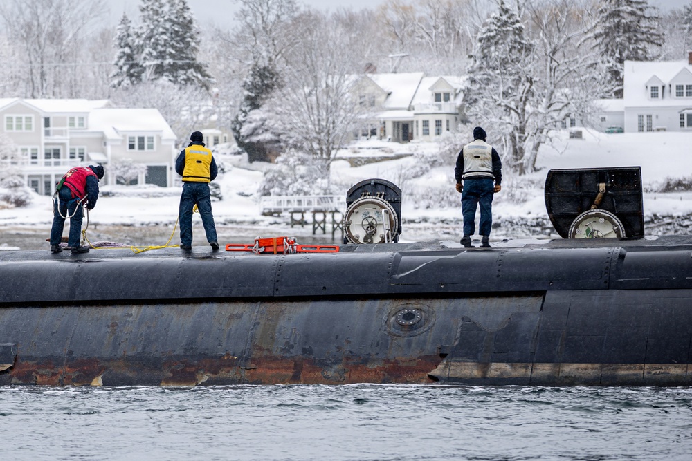 USS New Mexico Enters Shipyard for Warfighting Upgrade