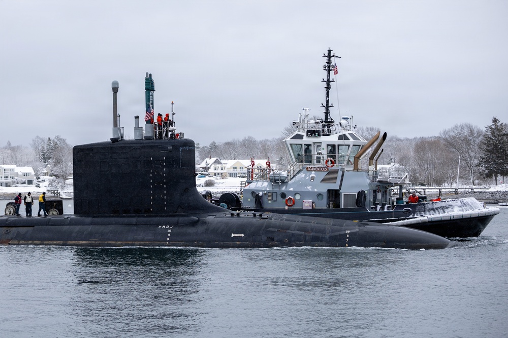 USS New Mexico Enters Shipyard for Warfighting Upgrade