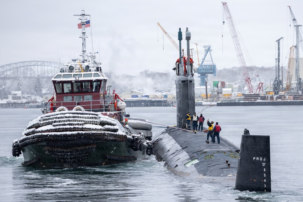 USS New Mexico Enters Shipyard for Warfighting Upgrade