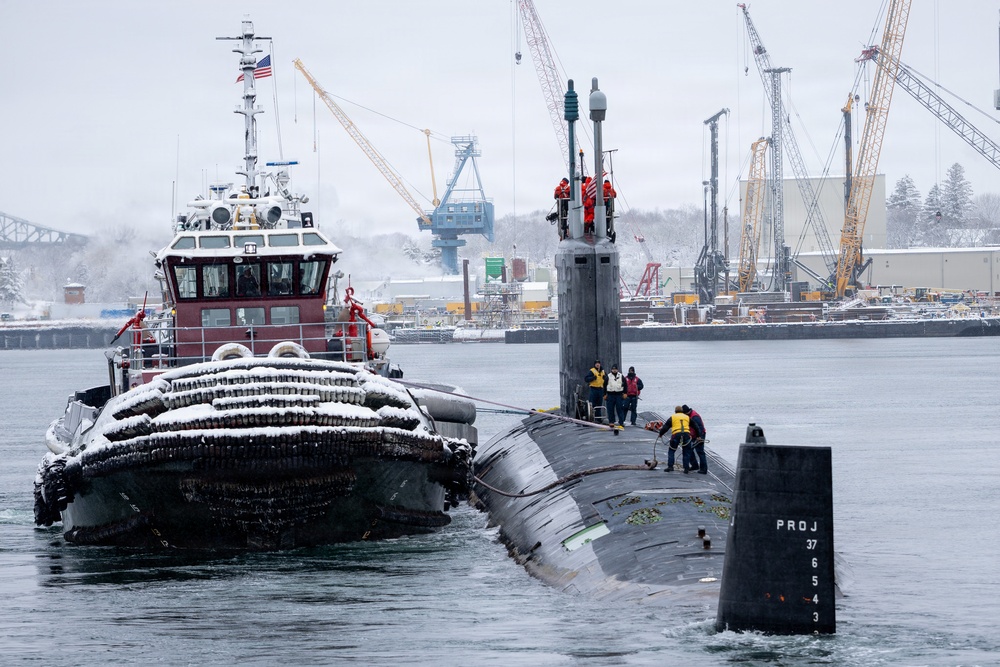 USS New Mexico Enters Shipyard for Warfighting Upgrade