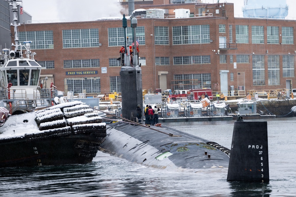 USS New Mexico Enters Shipyard for Warfighting Upgrade