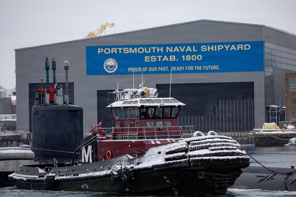 USS New Mexico Enters Shipyard for Warfighting Upgrade