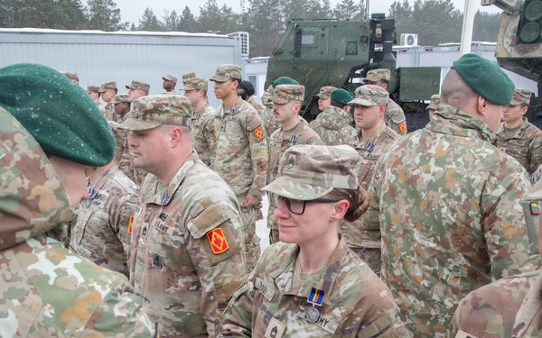 Task Force Pergale Receives the Medal for Mutual Support