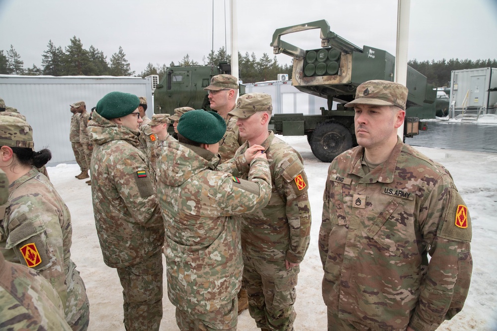 Task Force Pergale Receives the Medal for Mutual Support