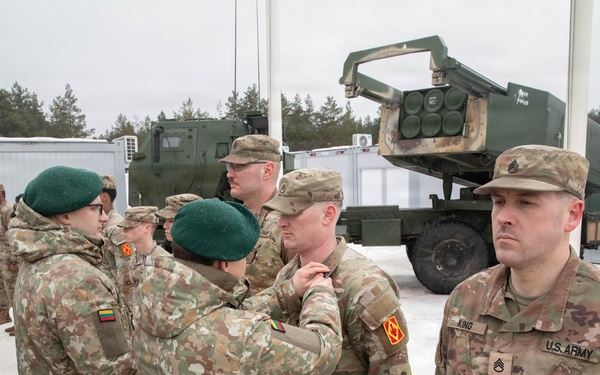 Task Force Pergale Receives the Medal for Mutual Support