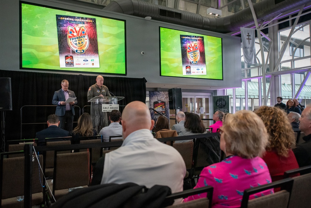 City kicks off countdown to Thunder Over Louisville featuring Kentucky Air Guard