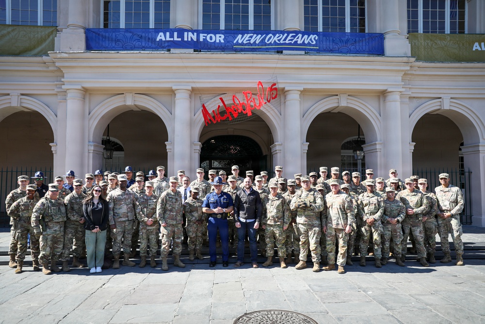 Nordhaus joins SECWAR senior advisor in New Orleans to recognize Louisiana National Guard