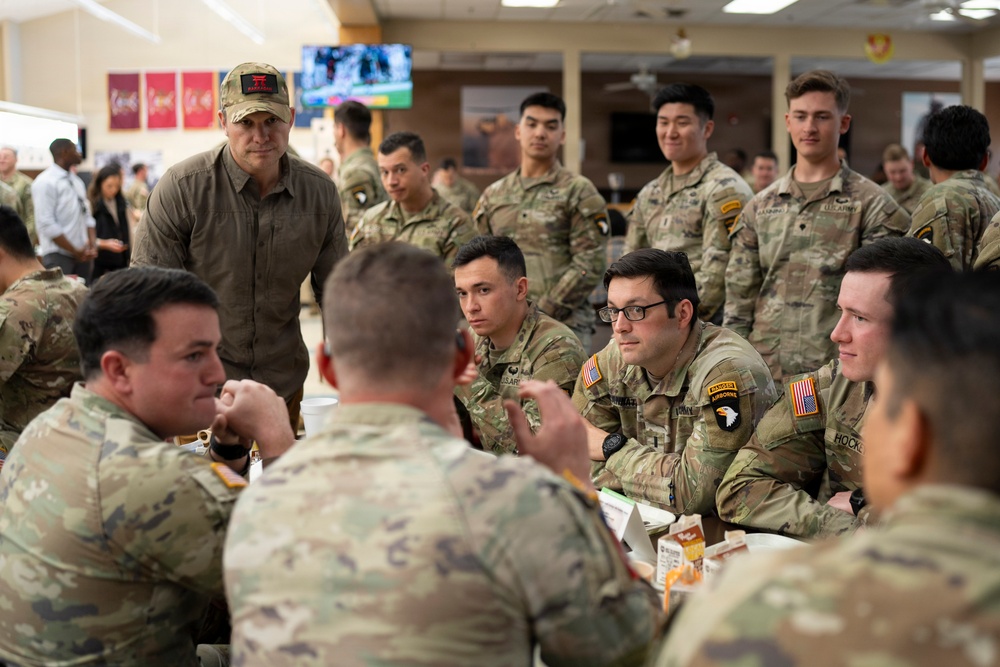 SW Delivers Remarks at NRB Convention in Nashville, Visits Rakkasans at Ft. Campbell