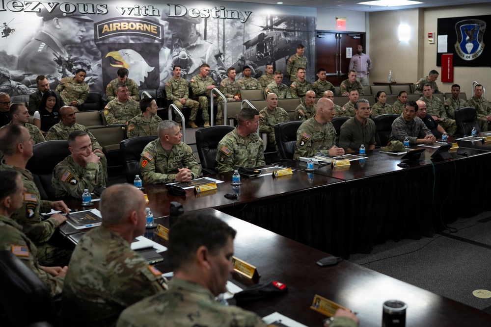 SW Delivers Remarks at NRB Convention in Nashville, Visits Rakkasans at Ft. Campbell