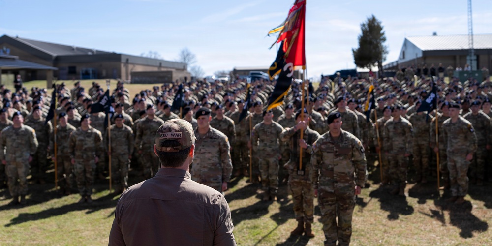 SW Delivers Remarks at NRB Convention in Nashville, Visits Rakkasans at Ft. Campbell