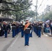 1st MARDIV Band participates in Mardi Gras Parade